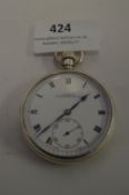 Silver Cased Pocket Watch 