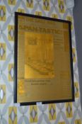 Framed Hull Daily Mail Printing Plate 