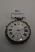 Silver Cased Pocket Watch