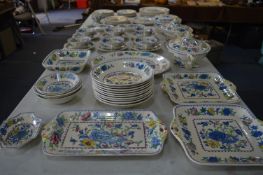 Masons Regency Patterned 62 Piece Dinner Service