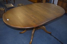 Ercol Golden Dome Extending Dining Table on Pedestal Base