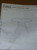 *Tesco Hawaii Eight Piece Circular Patio Set