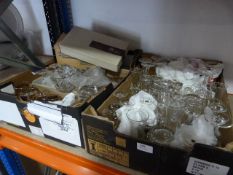 Two Boxes of Drinking Glassware
