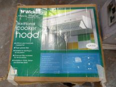 Wickes Moffat Cooker Hood 600mm (White)