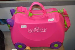 Pink Trunki Child's Travelling Suitcase