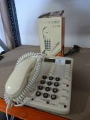 Bt Telephone and a Geemarc Telephone