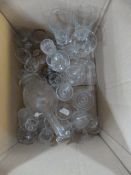Box of Drinking Glassware