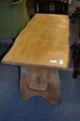 Solid Oak Refectory Style Coffee Table