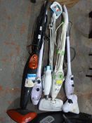 Five Assorted Steam Mops