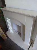 *Cream Fire Surround with Base