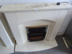 *Cream Fire Surround with Insert Fire
