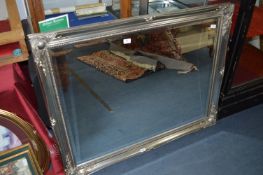 Silver Framed Bevelled Edge Wall Mirror (32)