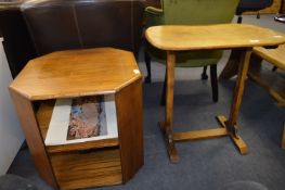 Oak Side Table and a Oak Coffee Table with Undershelf