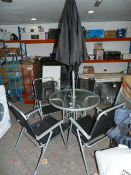 *Tesco Hawaii Eight Piece Circular Patio Set