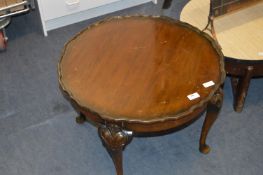 Circular Occasional Table on Cabriole Legs