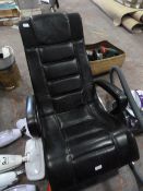 Black Rocker Gaming Chair
