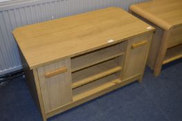 Light Oak Effect TV Entertainment Unit