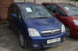 Vauxhall Meriva Reg:KR56 NWB MOT: Jan 2018 Milage: 32700 - Buyers Premium 10% + Internet Surcharge