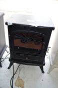 *Black Electric Log Effect Burner