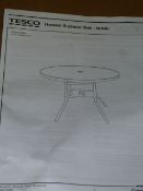 *Tesco Hawaii Eight Piece Circular Patio Set