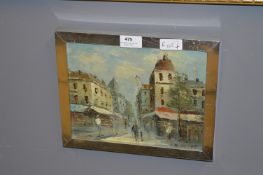 Framed Oil on Canvas Signed Burnett 