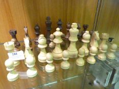 Teak and Beech Chess Set