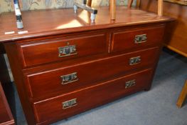 Oak Three Height Chest of Drawers