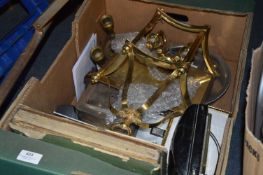 Brass Wall Lights, Goodman's Digibox, Candlesticks, Headlight, etc.