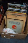 Box Lot of LPs and 78s