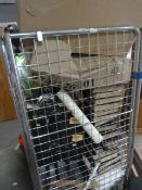 Cage Lot; Encyclopaedia Britannica, Telescope, Picnic Basket, Books, Suitcase, Magazines, etc.