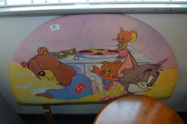 Childs Bed Headboard Tom and Jerry