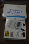 Soundwave MP3 Player and a Digital Camera