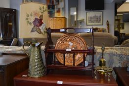 Brassware, Table Lamp, Magazine Rack