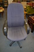 Upholstered Swivel Office Chair