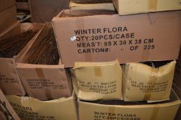 *Thirteen Boxes of Winter Flora Willow Sticks