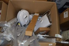 *Box Containing Various Shower Components and Accessories
