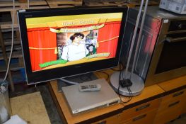 *Toshiba Flat Screen TV Complete with DVD Player