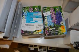*Four Packs of Delphiniums