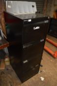 *Bisley Four Drawer Foolscap Filing Cabinet (Black)