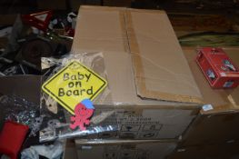 *Box Containing 96 Baby on Board Window Stickers