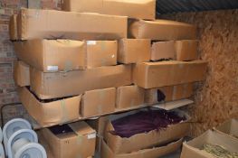 *Twenty Four Boxes Containing Purple Broom Grass Displays