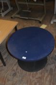 *Circular Occasional Table (Blue)