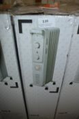 *1500W Oil Filled Radiator with Integral Timer (Boxed)