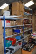 *Two Bays of Blue Medium Duty Shelving