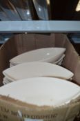 *Box Containing 20 Oval Dishes