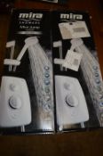 *Two Mira Jump Electric Showers
