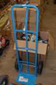 *Tubular Sack Barrow on Pneumatic Wheels (Blue)