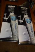 *Two Mira Sport with Airboost Electric Showers