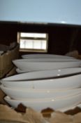 *Box Containing 20 Oval Dishes