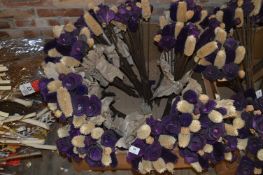 *Box Containing Ten Dried Flower Arrangements